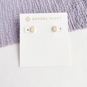 Kendra Scott Emilie Gold Stud Earrings Drusy